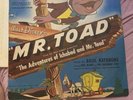 RARE 1949 DISNEY MR.TOAD* TOLD BY BASIL RATHBONE* VINYL RECORD