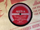 Alpha Record Co. Greek Record, 10”/Shellac, 78 RPM, #2814, G+/VG-