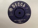 THEM.  BABY PLEASE DONT GO.   GLORIA.    7” vinyl   VG +.    DECCA.  1964