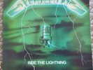 Metallica Ride the lightning green vert , LP White / Blanc reissue