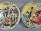 NICE GROUP OF 5 VINTAGE VOGUE PICTURE RECORDS 4 DIFFERENT 1 DUPLICATE COLORFUL