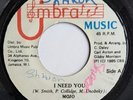 RARE 1985 DIGI LOVERS ROCK DANCEHALL REGGAE FUNK SOUL  MOJO - I NEED YOU - UMBRA