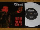 THE DAMNED - 100 CLUB PUNK ROCK FESTIVAL EP - NEW ROSE - WHITE VINYL - NEAR MINT