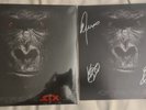 EXTREME SIX 6 RED VINYL Embossed Cover Autographed Signed Flat- Nuno Bettencourt