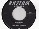 LITTLE WILLIE LITTLEFIELD  RUBY RUBY / EAST GO - RHYTHM 108 BAY AREA DOO WOP/R&B