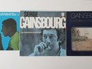 Serge Gainsbourg 3 LPs (No 4, La Chanson de Prévert, L'Homme à tête de chou)