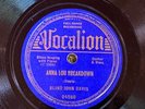 Vocalion 4580 Blind John Davis ANNA LOU BREAKDOWN 78rpm Blues 1938  E-