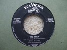 Elvis Presley - Too Much / Playing Keeps -USA / Germany Military Issue - 47-6800
