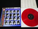 RED WAX - THE BEATLES - A HARD DAY'S NIGHT - JAPAN VINYL LP OBI EAS-70132 EX-/EX