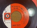 JIMMY MACK 45 My World Is On Fire / Go On 1967 Palmer Promo Orig Northern Soul
