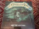 BERNETT SB 18026 RIDE THE LIGHTNING METALLICA FRENCH green LP Record Album no.24