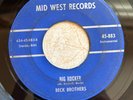 Illinois Starday Custom Rockabilly 45 Beck Brothers - Big Rocker/Just Like You