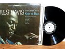 Crazy Rare MILES DAVIS -KIND OF BLUE White Label Promo LP, Clean NM