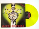 ACCEPT METAL MASTERS LP RARE 1984 IMPORT (2) NEON YELLOW VINYL