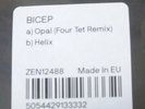 BICEP - Opal - FOUR TET Remix - Helix Ninja Tune ZEN12488 White label Vinyl 