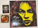 AUTOGRAPHED Microwave - Stovall Neon Violet/Bone Galaxy Colored Vinyl Signed