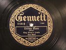 JAZZ KING OLIVER'S CREOLE JAZZ BAND LOUIS ARMSTRONG Chimes Blues GENNETT 5135