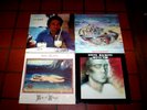 STEVE HACKETT ( 4 ) VINYL LP lot: CURED / DEFECTOR / FACES / BAY OF KINGS VG++