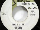 The LARKS 45 There Is a Girl / Let's Drink a Toast SHERYL Original VG++ Jx 71