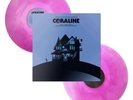 New CORALINE Soundtrack Pink Color Fuchsia Galaxy Presale OST Mondo Vinyl LP