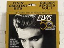 ELVIS PRESLEY 50th ANNIVERSARY VOL 1- 6 SINGLE SET - GOLD VINYL IN PIC SLEEVES