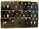 STORE STICKERS 25 BEATLES EAST COAST BLACK APPLE SLEEVES VERY GOOD+ CONDITION