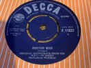 BBC RADIOPHONIC WORKSHOP DR DOCTOR WHO ORIGINAL THEME 1964 DECCA 45 7