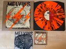 Melvins Throbbing Jazz Gristle Funk Hits Vinyl LP Haze XXL Orange With Black