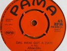 70's Reggae 45  -   Alton Ellis  -   Girl Have Got A Date  (  UK PAMA )  VG+