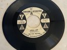 Vintage 45 RPM record doo wop the five trojans #412 on edison int records clean.