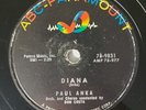 ABC-Paramount, Paul Anka - Diana - 1950s Pop Rock & Roll 78rpm Phonograph Record