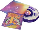 ELTON JOHN DIAMONDS PYRAMID LIMITED EDITION GLASTONBURY LP COLOURED VINYL  PRINT