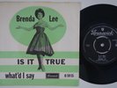 JIMMY PAGE on guitar BRENDA LEE Is It True RARE Denmark 45 GARAGE mod fuzz HEAR