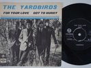 YARDBIRDS For Your Love RARE Sweden Denmark 45 BLUE VARIANT garage swedish HEAR