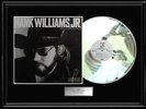 HANK WILLIAMS JR. WHISKEY BENT & HELL BOUND WHITE GOLD PLATINUM  RECORD RARE LP