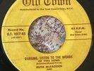 DOOWOP 45 RUTH McFADDEN OLD TOWN 1017 DARLING, LISTEN TO THE WORDS OF THIS SONG