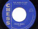 HEAR- Rare Rock 'n Roll Christmas 45- Chuck Berry- Run Rudolph Run- Chess # 1714