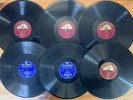 1930's Gospel 6 X 78 RPM lot-Paul Robeson - Bass- Ol' man river , Black eyes