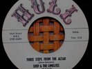 SHEP & THE LIMELITES 45 RPM ON HULL 1961 THREE STEPS TO THE ALTAR ( DOOWOP) NM