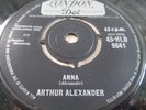 ARTHUR ALEXANDER..ANNA..SUPERB RARE UK 1ST ISSUE LONDON DOT LABEL 45-HLD 9641