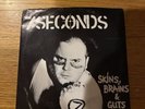 7 Seconds, Skins Brains And Guts E.P., Clear Vinyl, Rare Record, Punk Rock