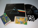 Pink Floyd The Dark Side of the Moon Record lp original vinyl album w/stickers