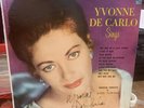YVONNE DE CARLO SINGS Signed LP  US MASTERSEAL VINYL LILY MUNSTER 1957