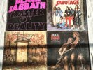 4 BLACK SABBATH Vinyl Records Master Of Reality Sabotage Mob Rules Eternal Idol