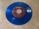 BEATLES JUKEBOX BLUE VINYL 45 WHILE MY GUITAR GENTLY WEEPS CAPITOL CEMA MINT