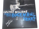 Lucinda Williams - BOTH SIGNED LP Rock n Roll Heart & biography