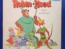 VINTAGE 1973 ROBIN HOOD STORY and SONGS VINYL LP WALT DISNEY PRODUCTIONS