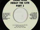 Funk Electro 45 - Hot Ice - Theme From Friday The 13th Part 3 - Gramavision VG+
