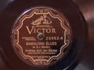Victor 20962 Andrew & Jim Baxter K.C. RAILROAD  78 rpm 1928 Blues V+ HARRY SMITH