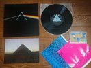 PINK FLOYD The Dark Side Of The Moon JAPAN LP w/Book 2 Poster Card Solid Blue